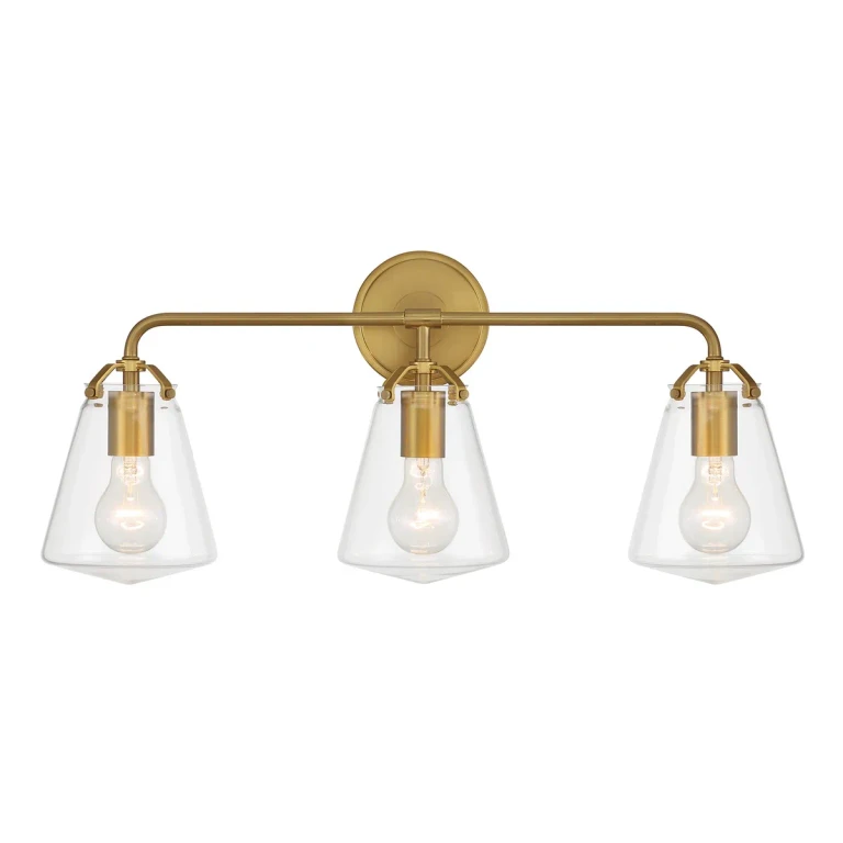 Luxe Gold Bathroom Vanity Light from the Voss Collection