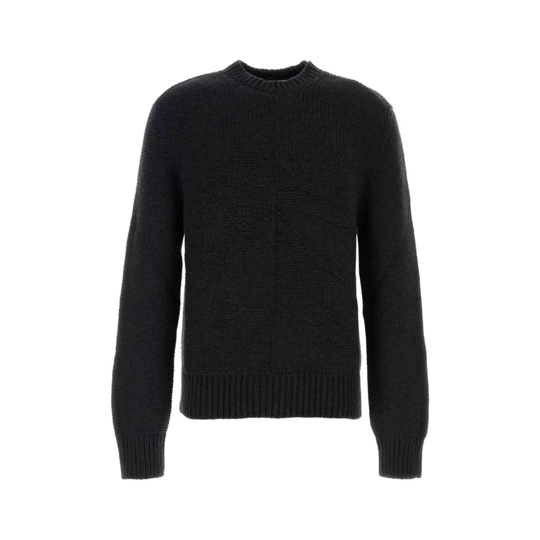 Burberry Slate Cashmere Sweater Brisk Exterior: Maglieria - Men
