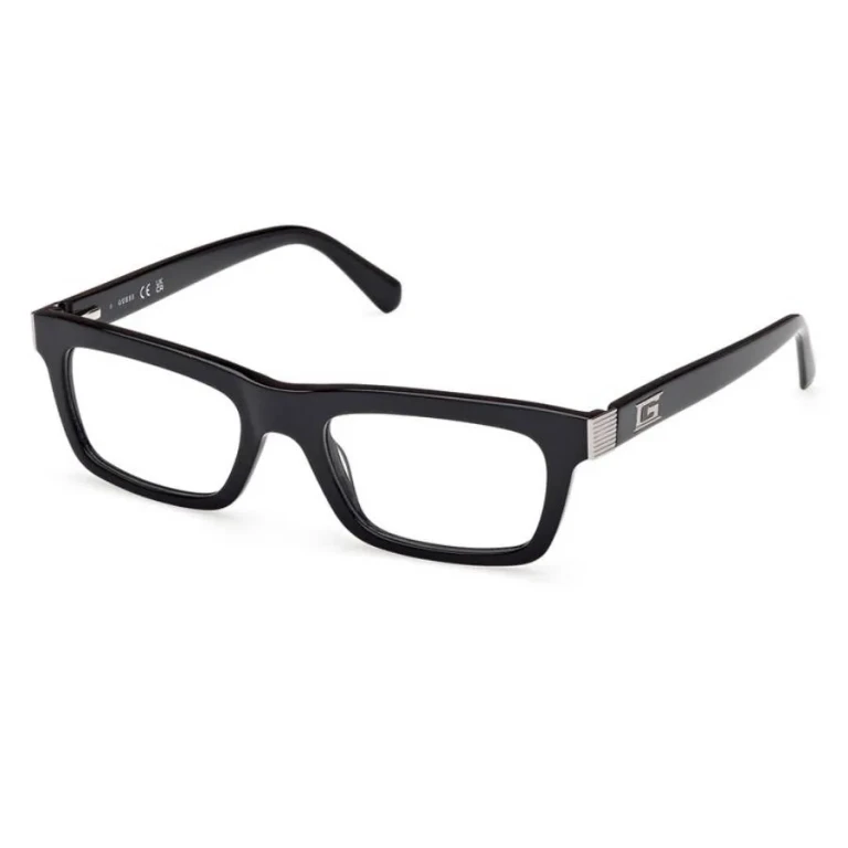 Guess Demo Rectangular Mens Eyeglasses GU50242 001 53