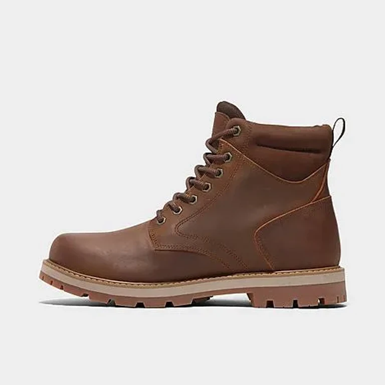 Timberland Men's Britton Road Mid Waterproof Boots in Rust Full Grain Size: 7.0