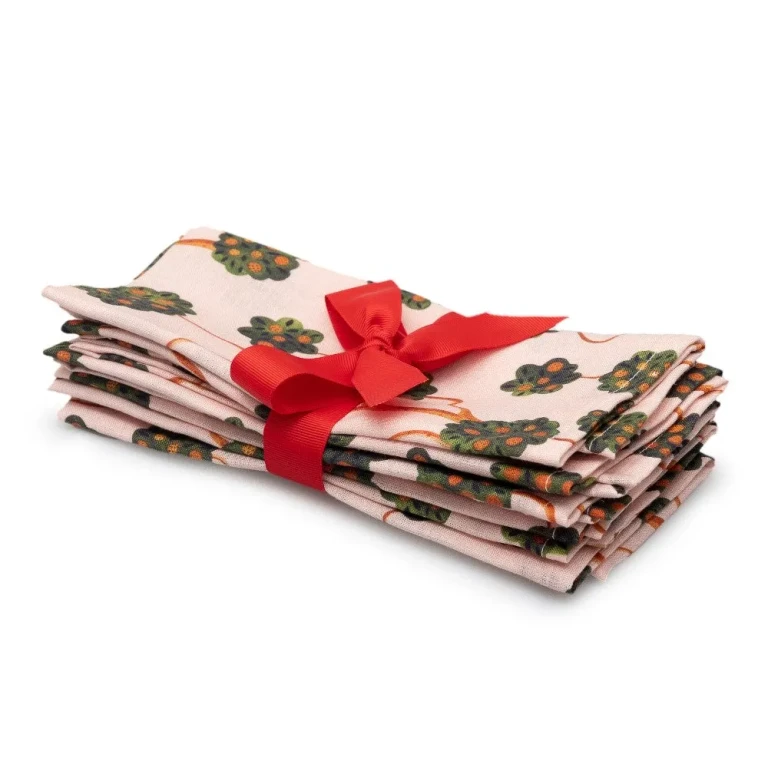LA DOUBLE J Patterned napkin set Woman One Size