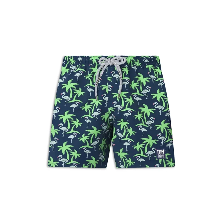 Tom & Teddy Boys' Tropics Swim Trunks - Little Kid, Big Kid
