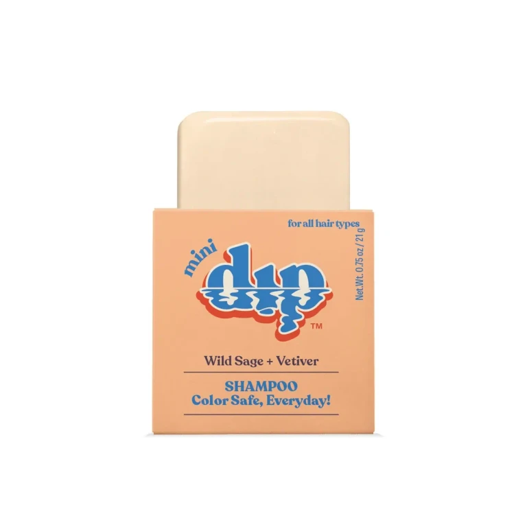 Mini Dip Shampoo Bar: Color Safe, Everyday - Wild Sage & Vetiver