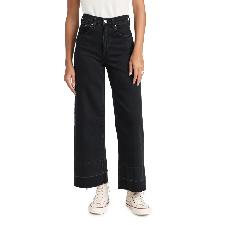 LE JEAN Sophia Wide Leg Jeans Milo 31