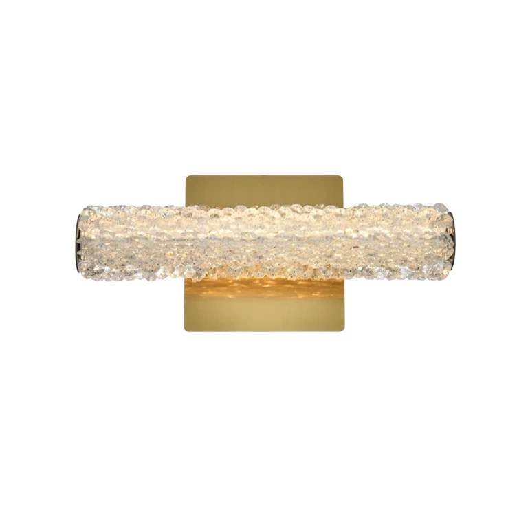 Satin Gold LED Wall Sconce from the Bowen Collection