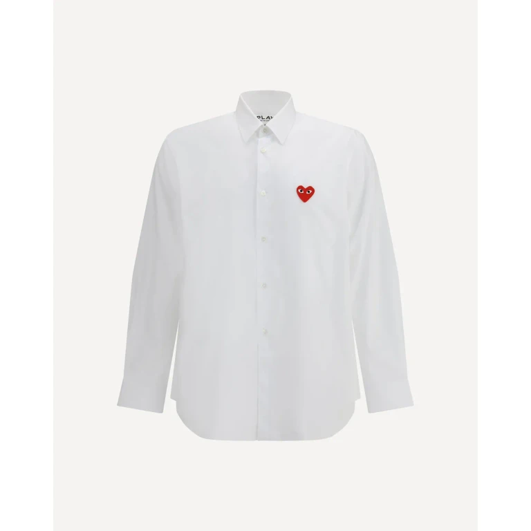 COMME DES GARÇONS PLAY Baumwollhemd mit Logo für Herren