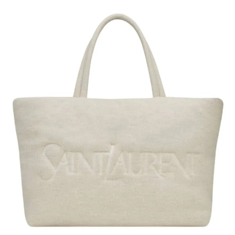 Saint Laurent Padded Jersey Tote Bag