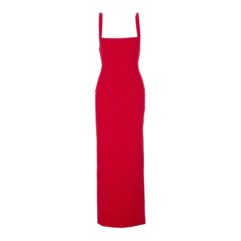 Solace London Maxi Robe - Rouge