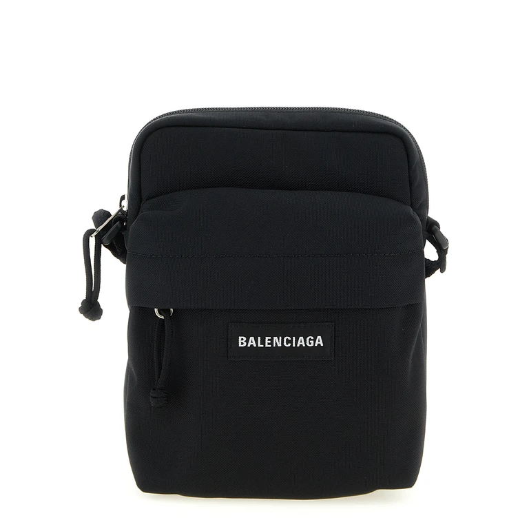 Balenciaga Black Polyamide Crossbody Bag - Men