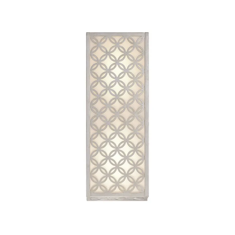 Aged silver LED Outdoor Wall Sconce from the Clover Collection