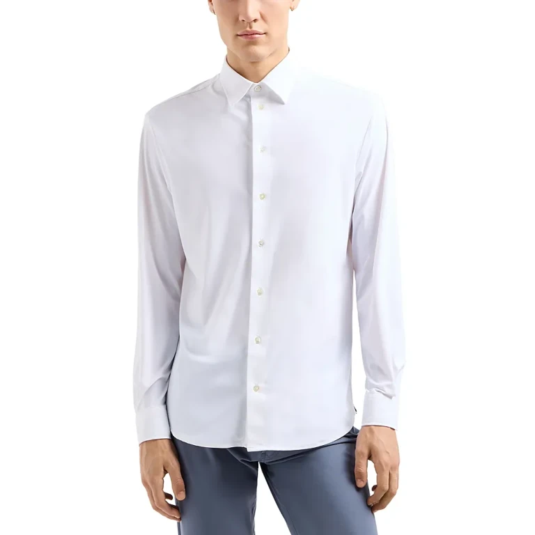 Emporio Armani Regular Fit Nylon Sport Shirt