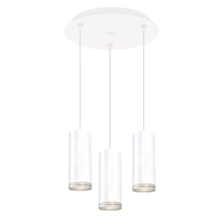 White LED Pendant from the Cameo Collection