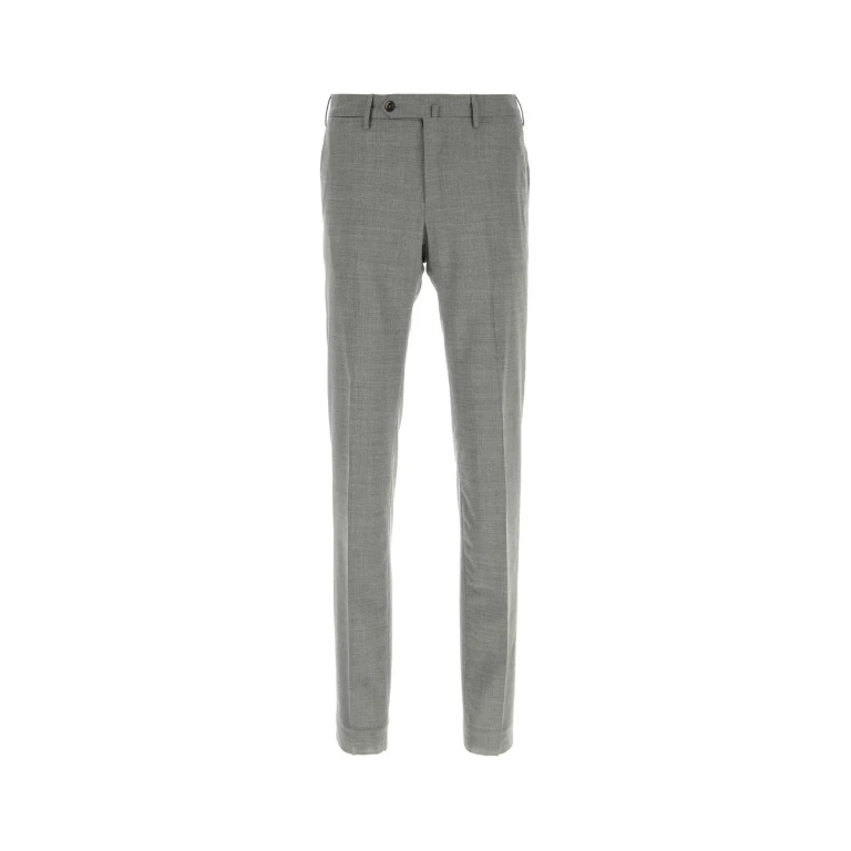Pt Torino Grey Stretch Cotton Chino Pant 0220 Pantaloni - Men