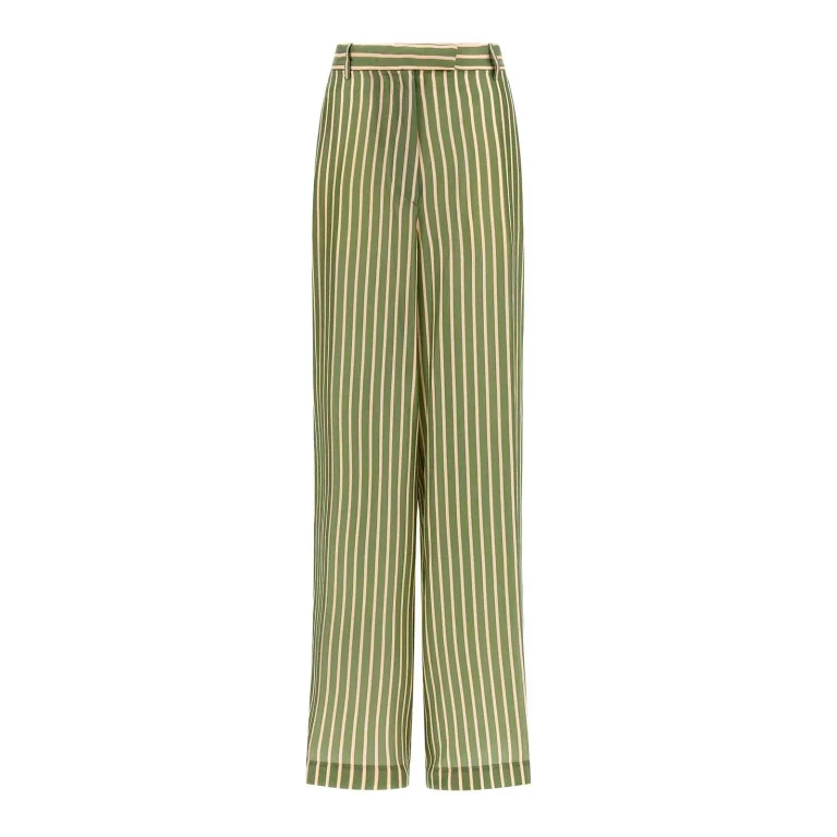Dries Van Noten Pantalons Décontractés - Vert