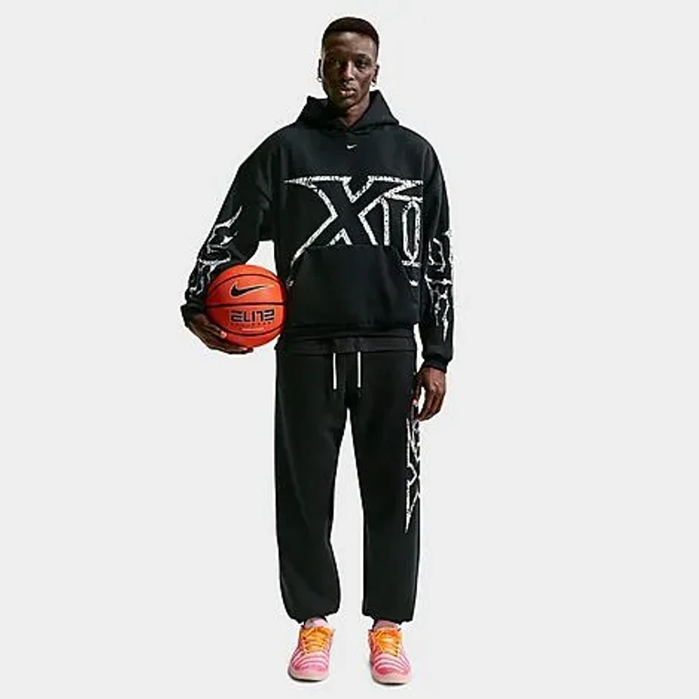 Nike Men's Ja Therma-FIT Basketball Pants in Black/Vast Grey Size: XS