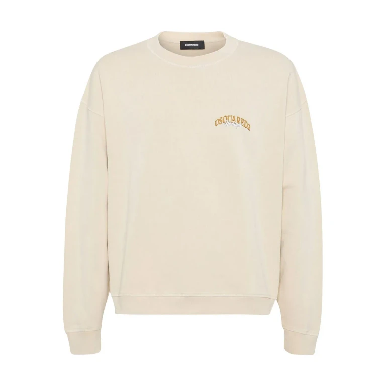 디스퀘어드2 남성 스웨트셔츠 - 화이트