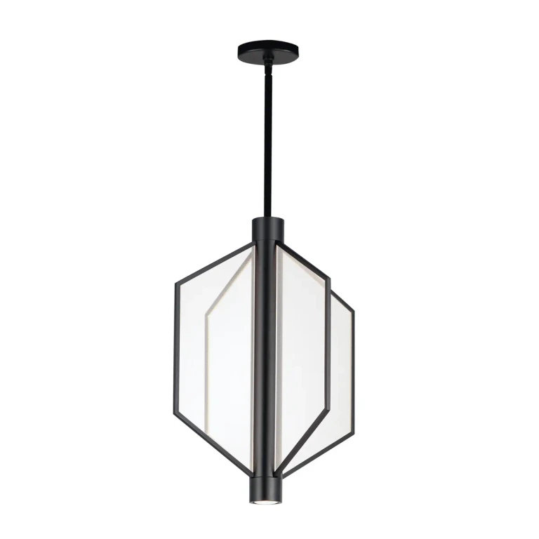 Black LED Pendant from the Telstar Collection