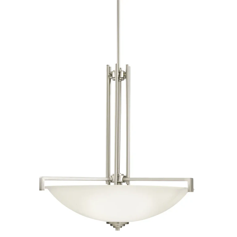 Eileen 4-Light Inverted Pendant in Brushed Nickel