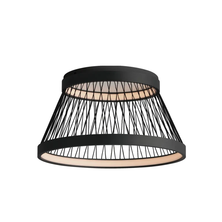 Black LED Flush Mount from the Loom Collection