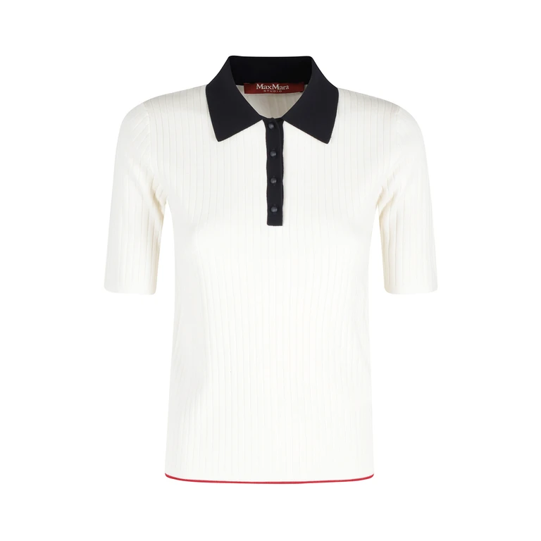 Max Mara Studio Oscuri White Polo - Women