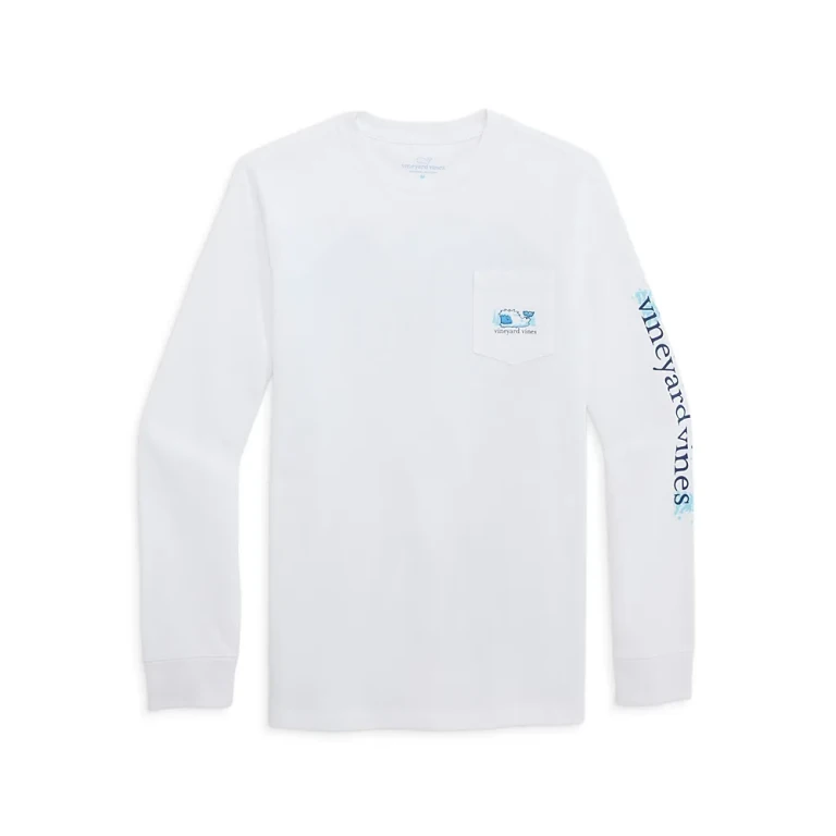 Vineyard Vines Boys' Yeti Whale Spotting Pocket Tee - Little Kid, Big Kid