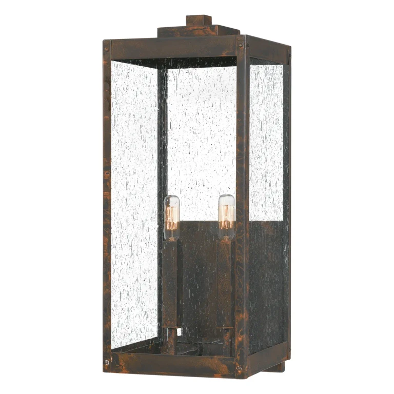 Westover 2-Light Outdoor Wall Mount in Industrial Bronze