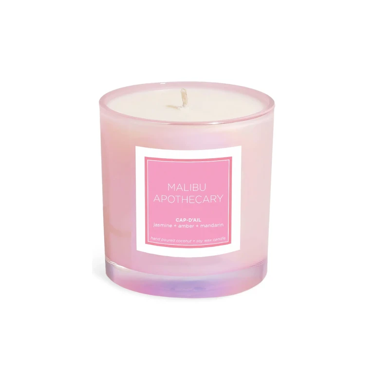 Malibu Apothecary Cap-D'Ail Candle Iridescent Pink 7.5 oz/212 mL