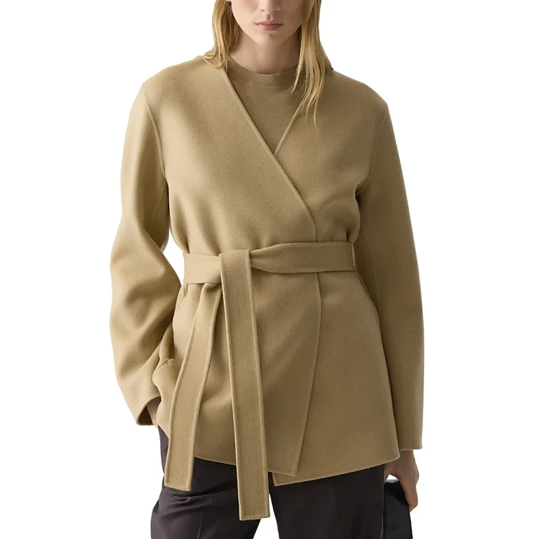 Theory Wool & Cashmere Wrap Jacket