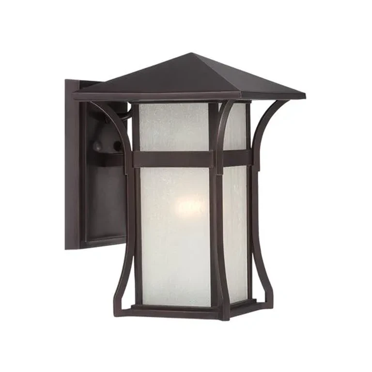 Architectural Bronze Outdoor Wall Mount from the Tahiti Collection
