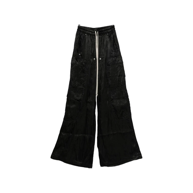 Rick Owens Trousers Black Cupro - Women