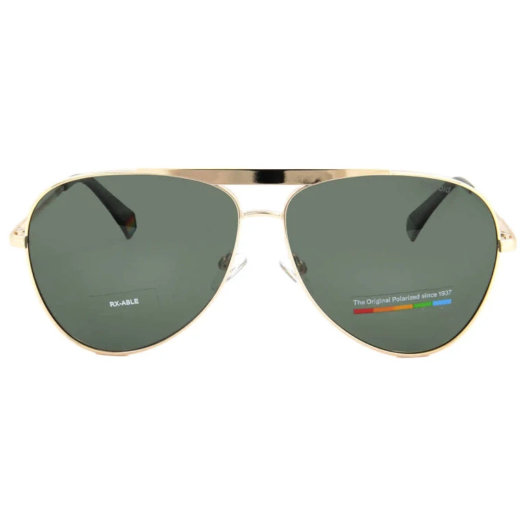Polaroid Polarized Green Pilot Unisex Sunglasses PLD 6200/S/X 0J5G/UC 61