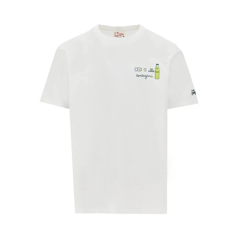 SAINT BARTH 'Portofino' T-shirt with Tassoni embroidery Man S