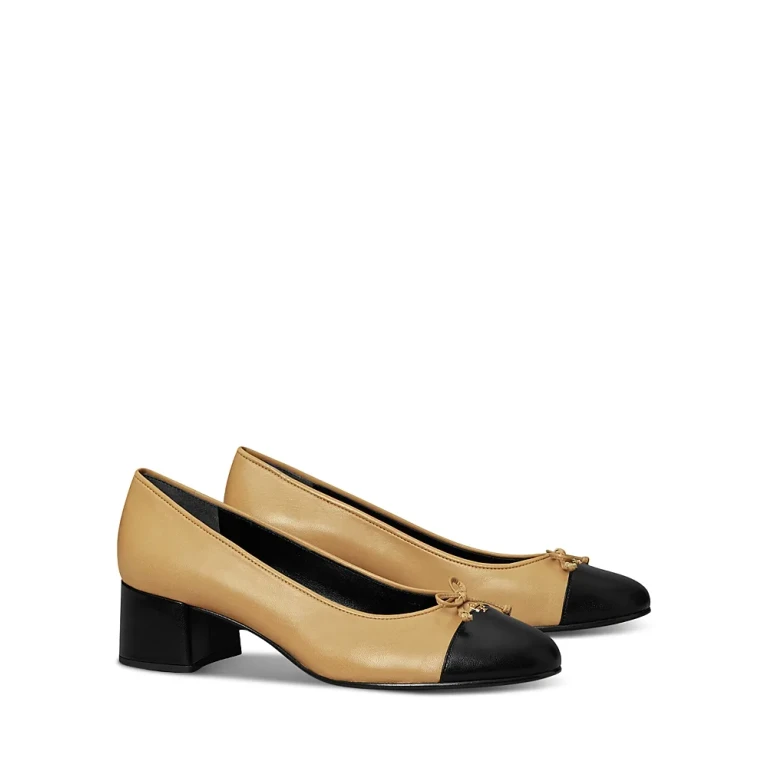 Tory Burch Donna Bow Ballerina Tacco Alto Pumps