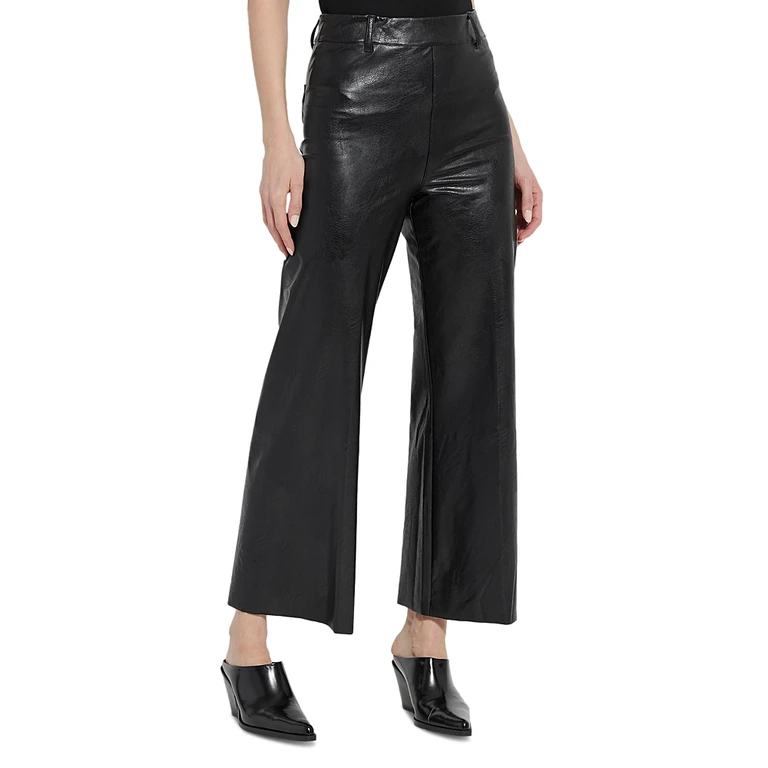 Lysse Plus Wide Leg Faux Leather Pants