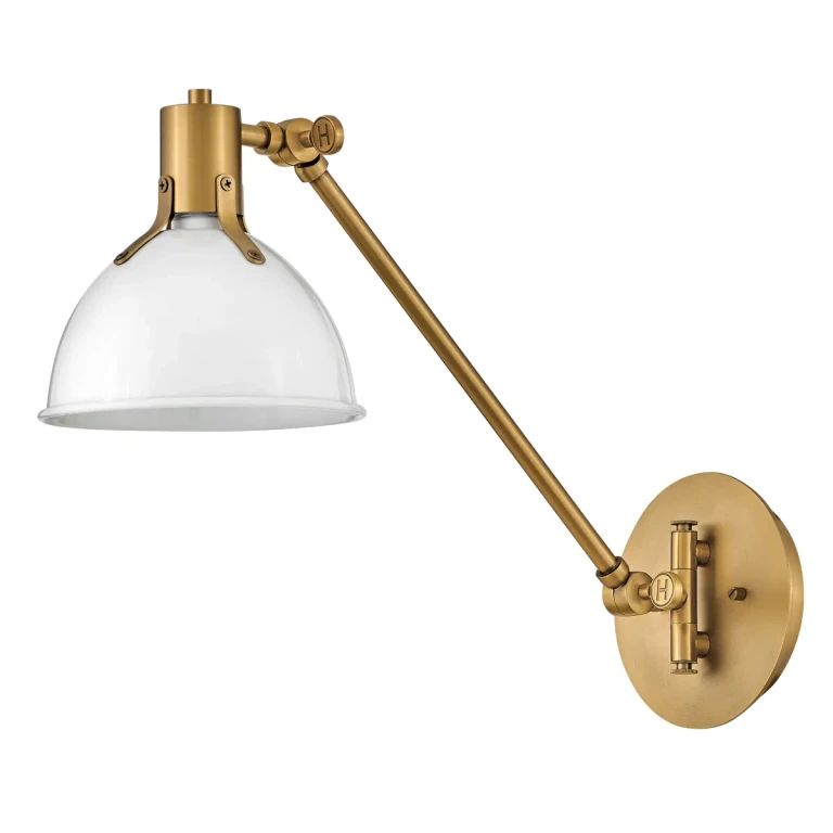 Polished White LED Wall Sconce from the Argo Collection