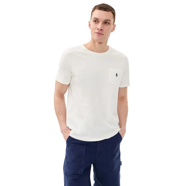 Polo Ralph Lauren Cotton Linen T-Shirt Newport Navy M