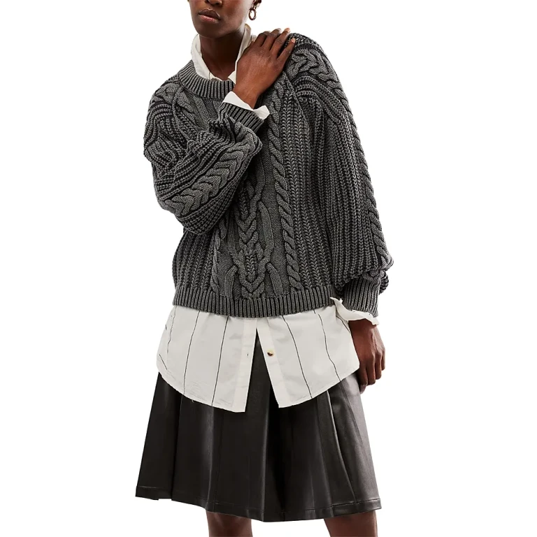 Free People Frankie Cable Sweater