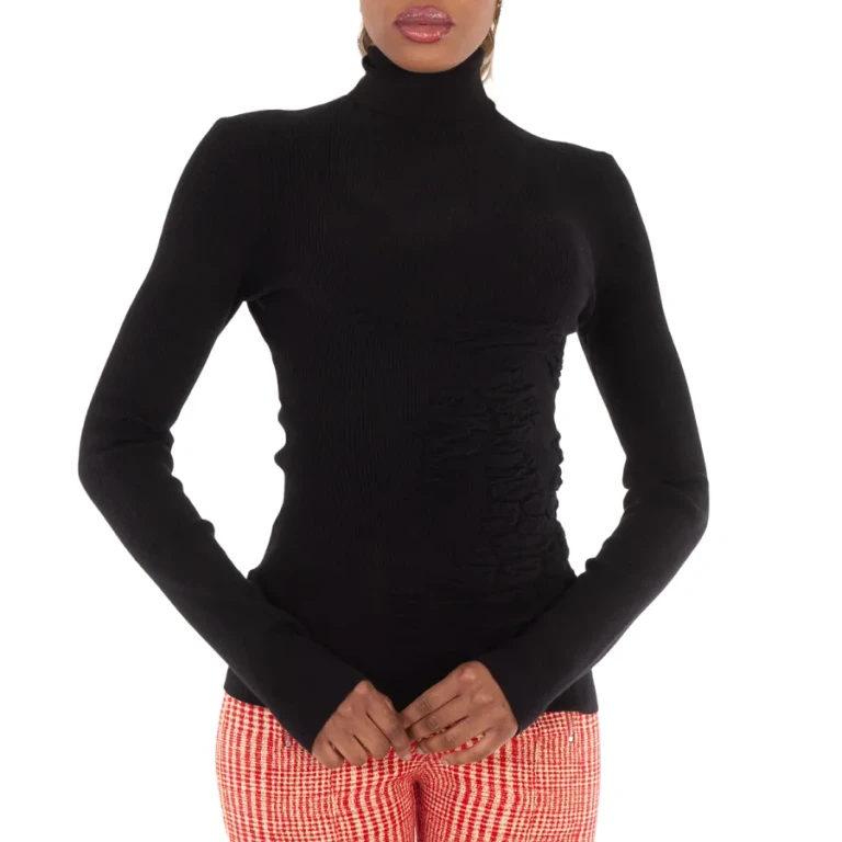 Burberry Equestrian Knight Turtleneck Sweater