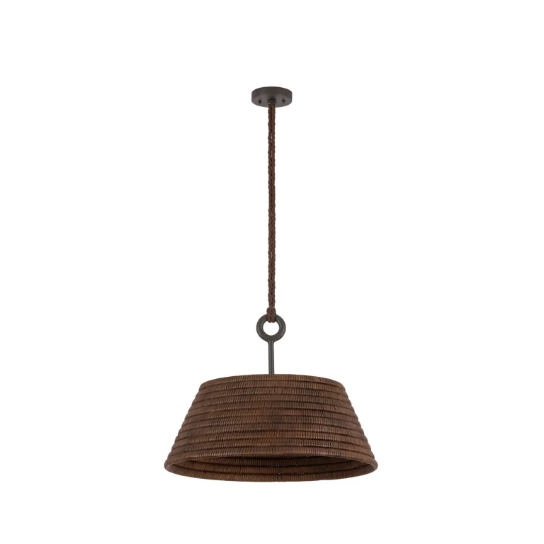 Textured Bronze Highlight Pendant from the Sequoia Collection