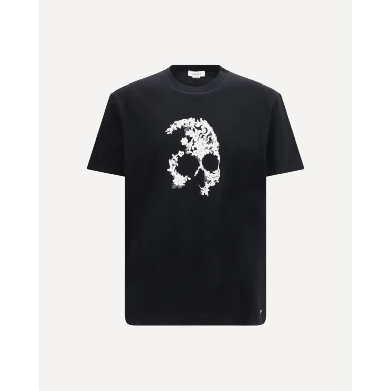Alexander McQueen Iconic Skull Print Baumwoll-T-Shirt