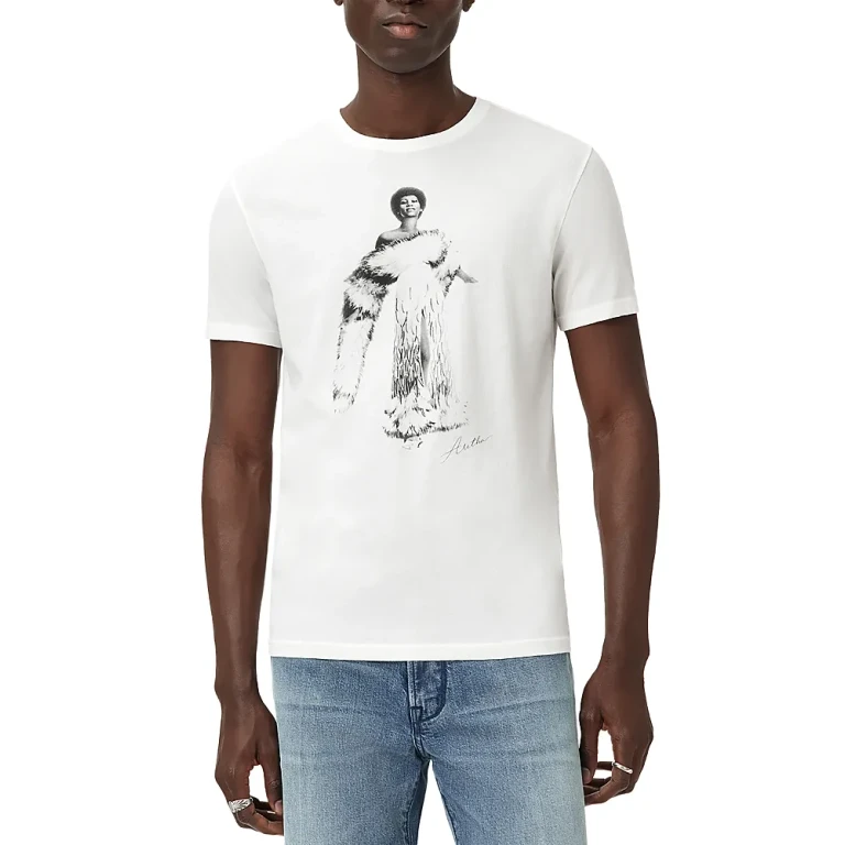 John Varvatos Aretha Franklin Graphic Tee