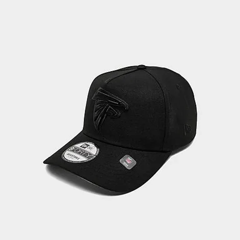 New Era Atlanta Falcons NFL 9FORTY A-Frame Snapback Hat in Black