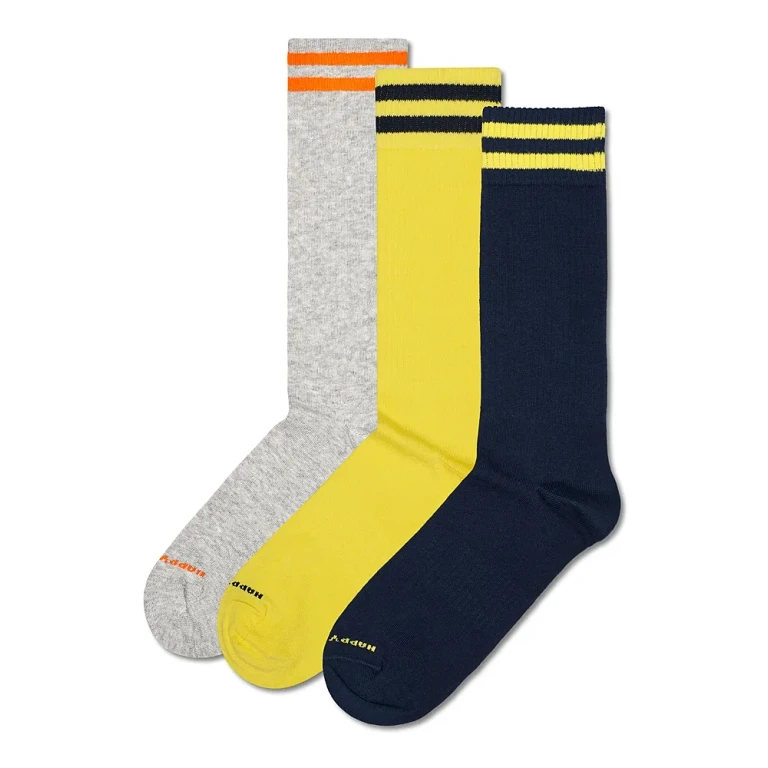 Happy Socks Sneaker Socks, 3-pack