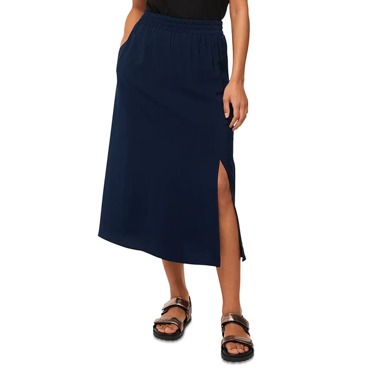 Whistles Eva Pull On Midi Skirt