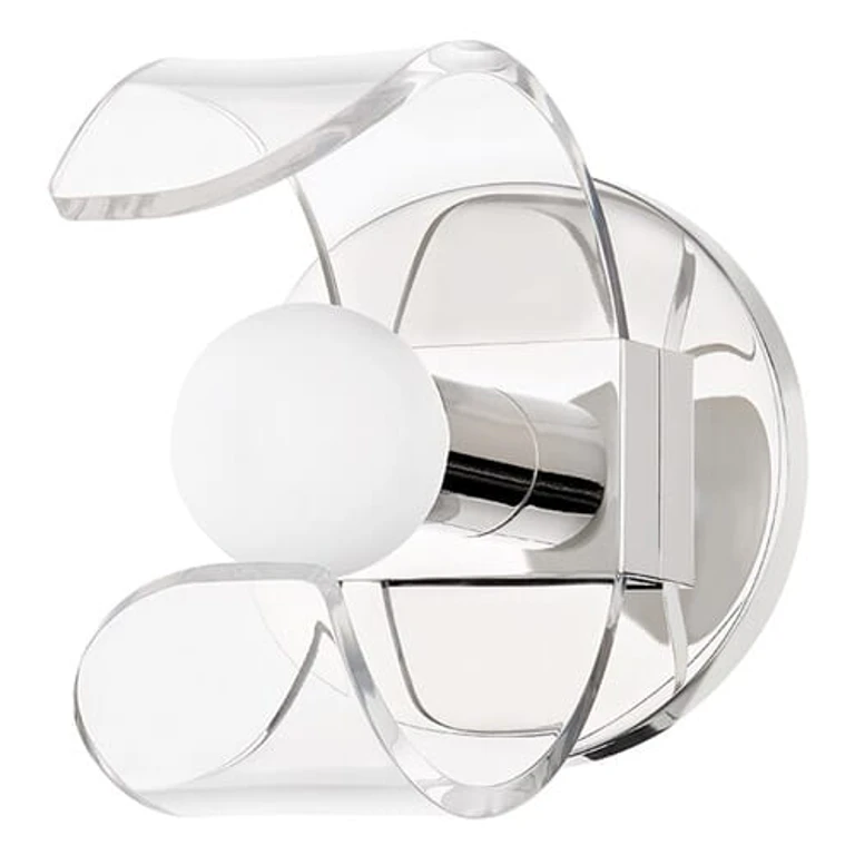 Mitzi Ora Bathroom Vanity Light in Polished Nickel