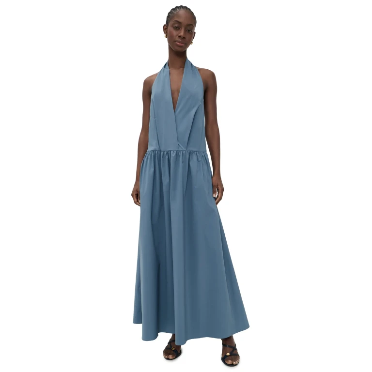 Bec + Bridge Dante Maxi Dress Steel Blue 14