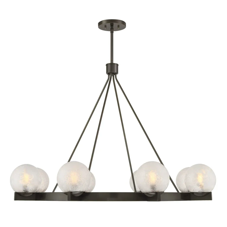 Darien 8-Light Chandelier in Mediterranean Bronze
