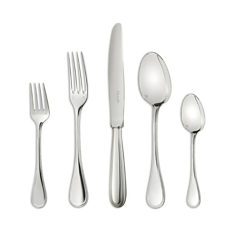 Christofle Perles Silverplate 5 Piece Place Setting