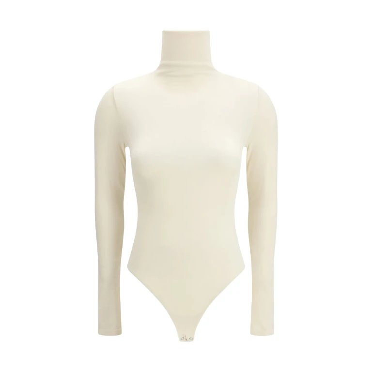 Slim-Fit Cotton-Jersey Long-Sleeved Roll Neck Bodysuit (750841167)
