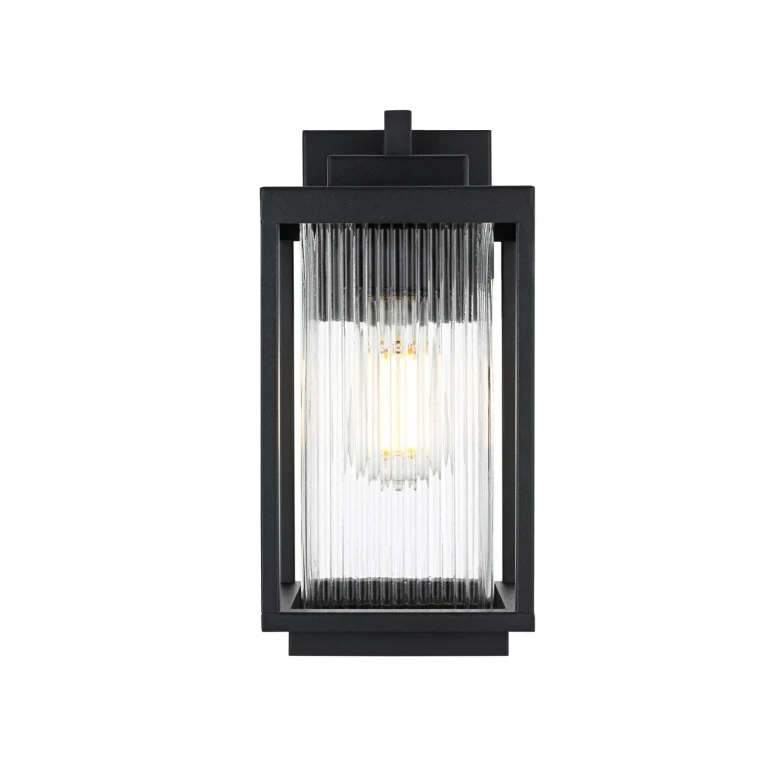 Black Outdoor Wall Sconce from the Ludlow Collection